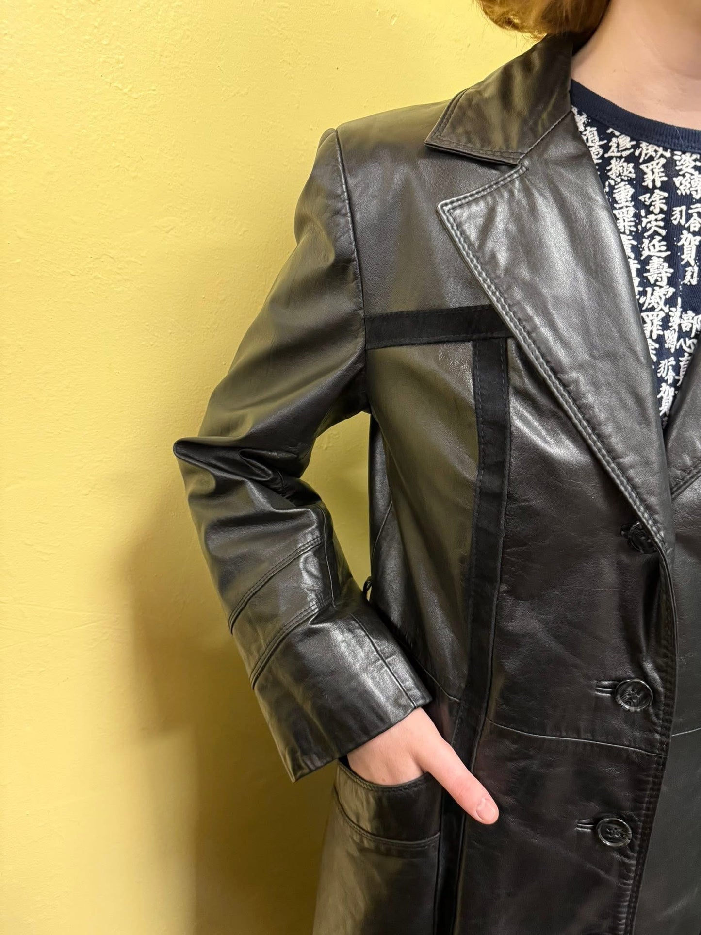 montgomery ward black Vintage jacket, small/medium