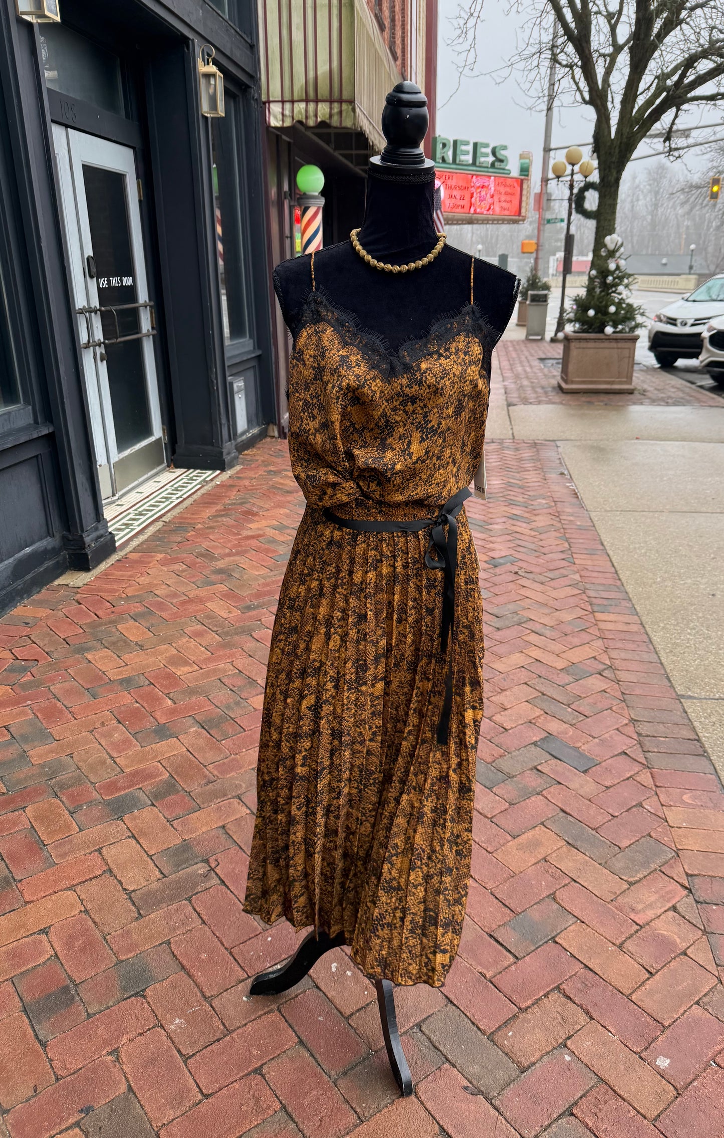 Bar III Brown Skirt Set, L