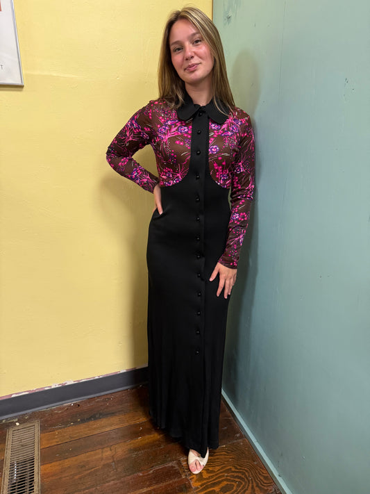 black floral Vintage, 9