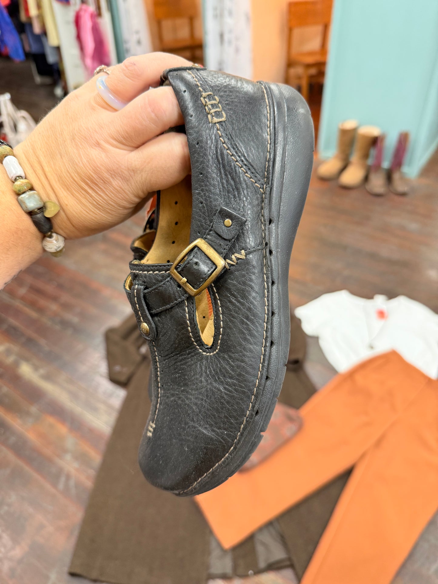 Clarks Black Shoes, 7