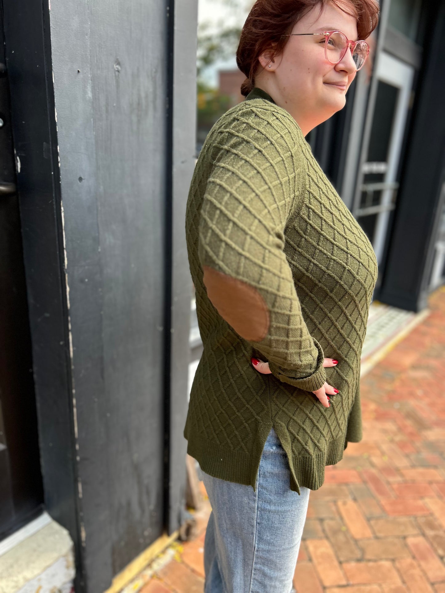 Market & Spruce Green Cardigans, XL