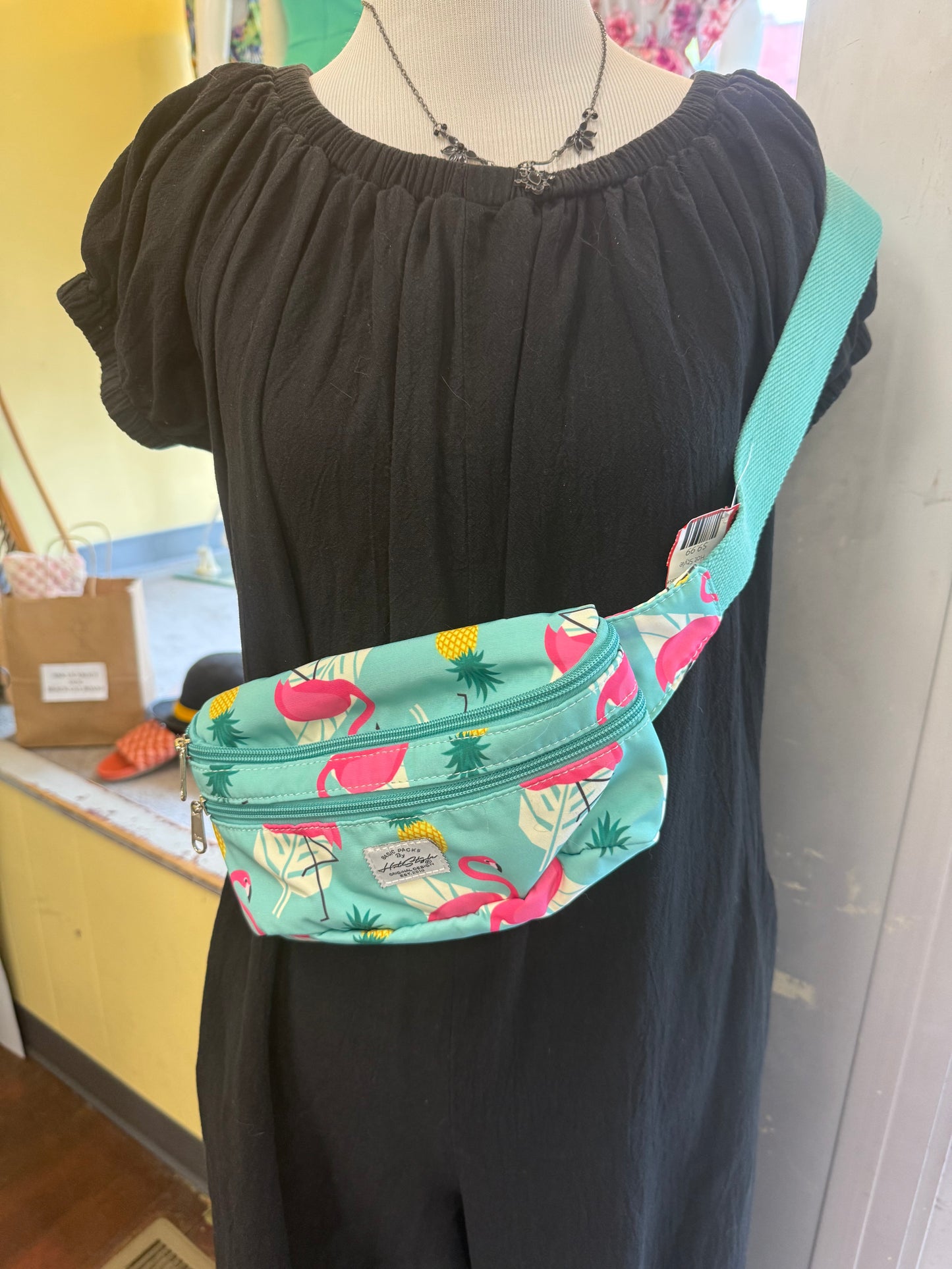 Hot Style Turquoise Belt Bag, Small