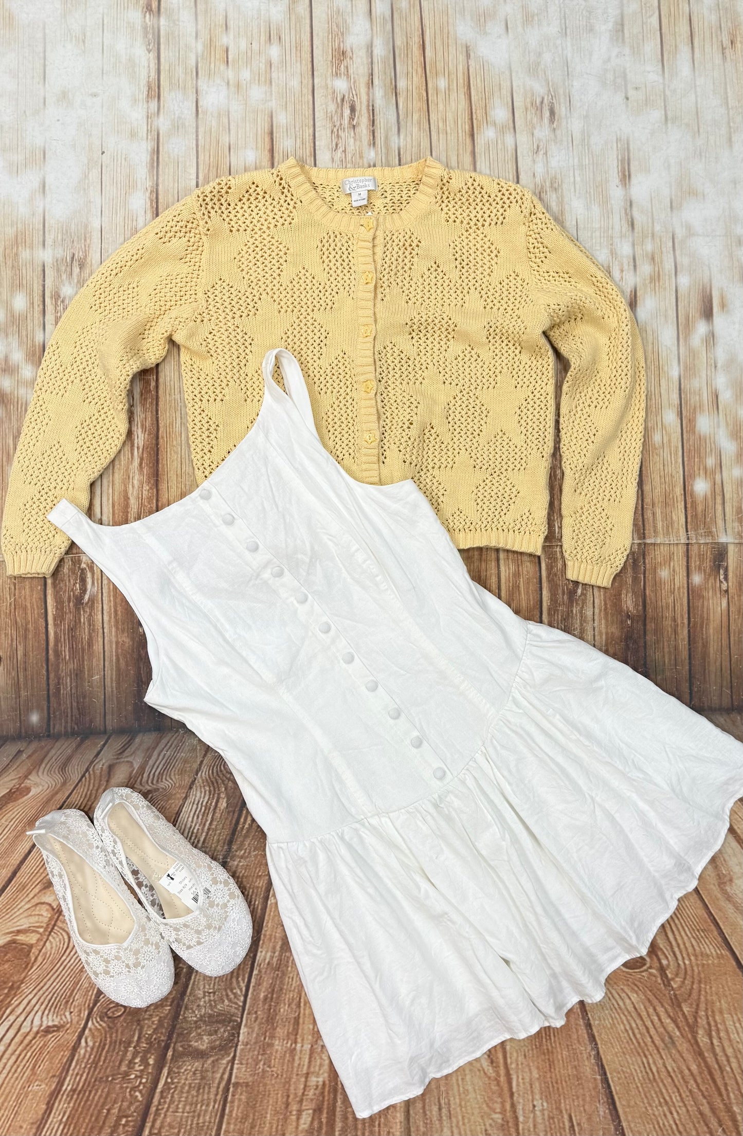 Wild Fable White Dresses, M