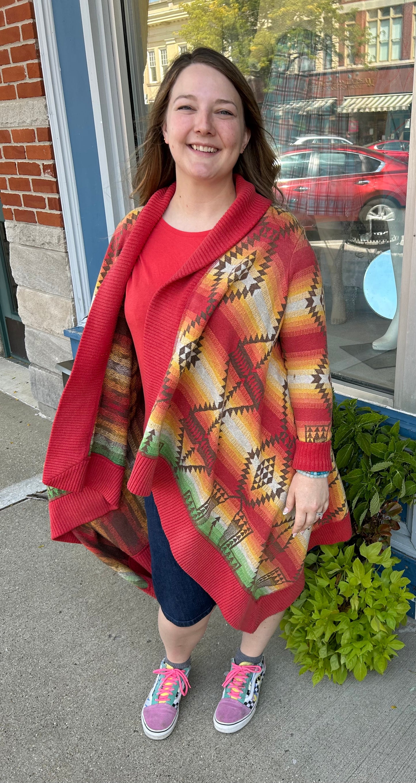 Polo Ralph Lauren Orange Multi Cardigans, XS