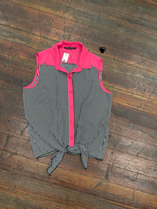 zac and rachel black/pink Tank Tops, large/xl