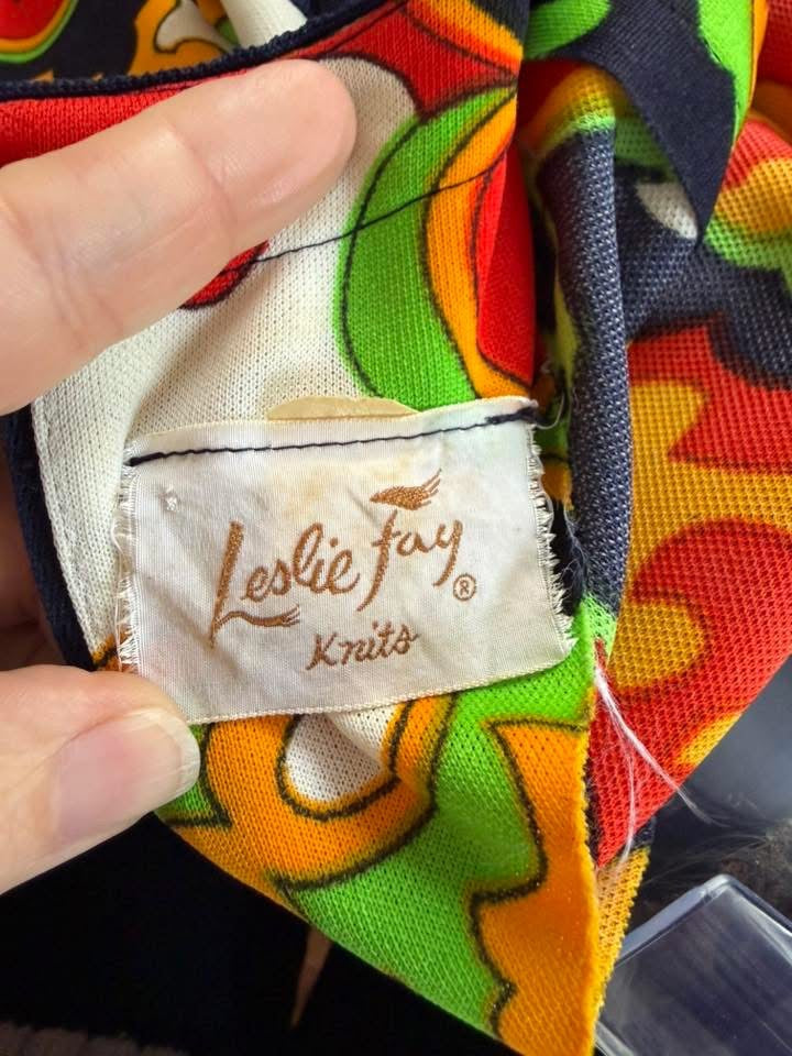Leslie Faye multi Vintage dress, small/medium