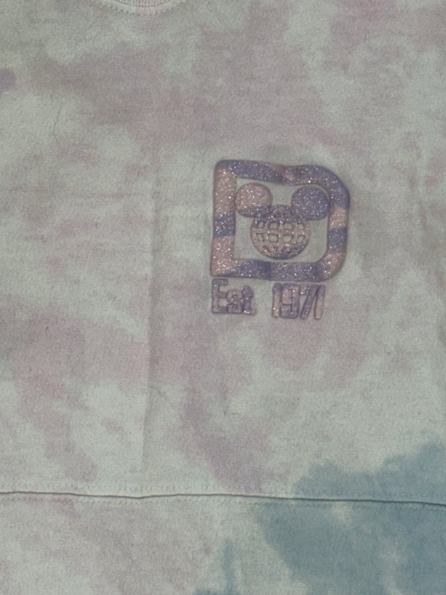 Spirit Jersey Pink tie dye Tops, L