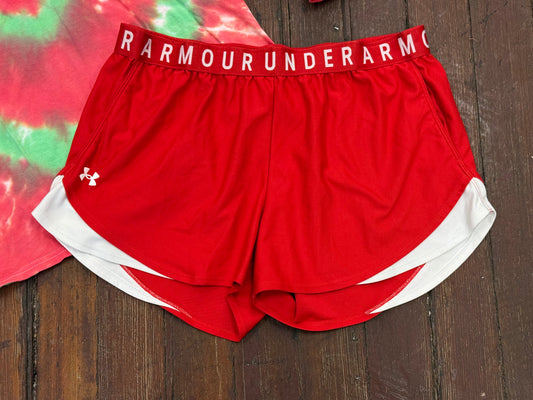 under armour red Activewear shorts, xl