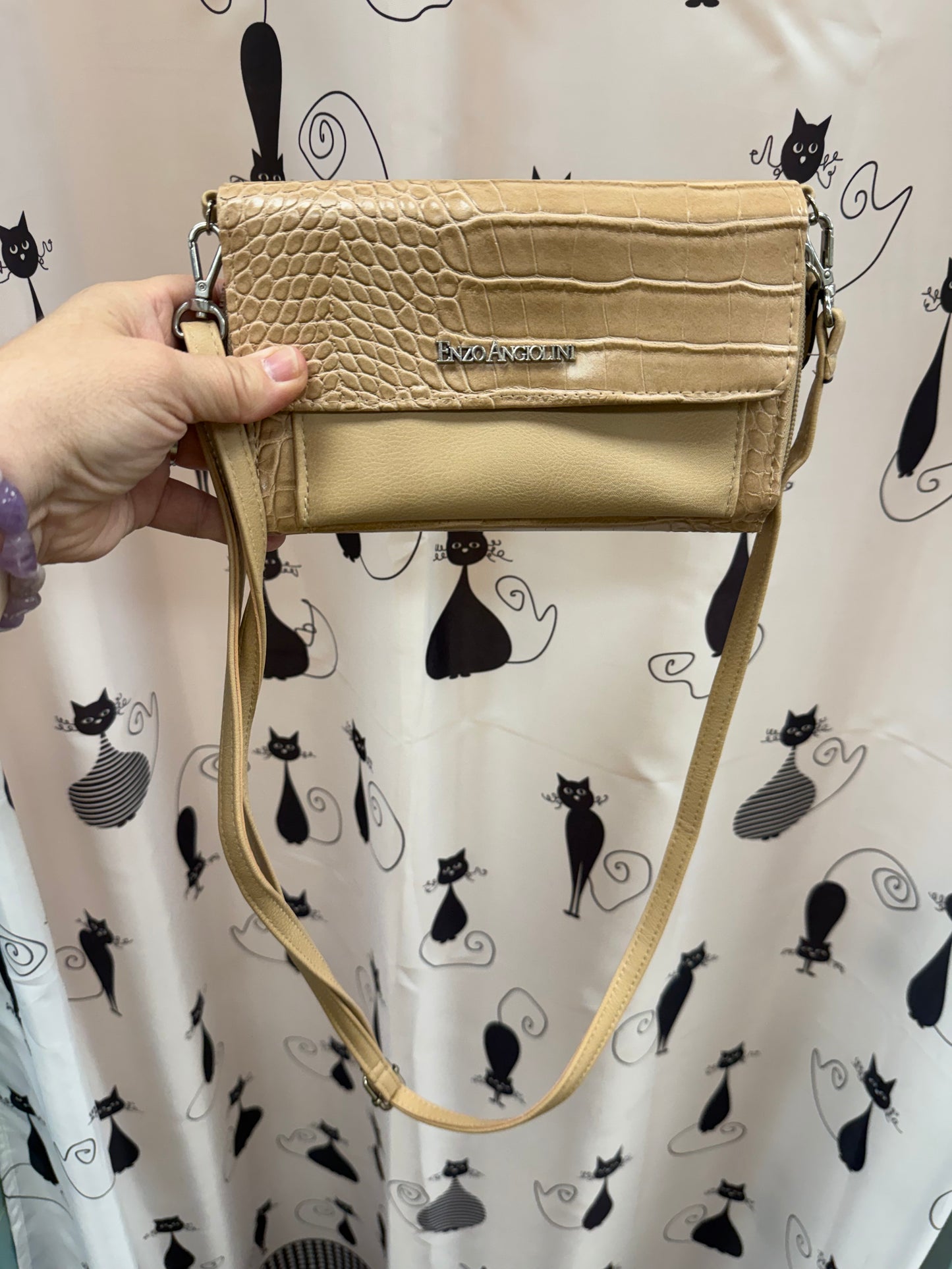 Enzo Angiolini Tan Purses, Crossbody