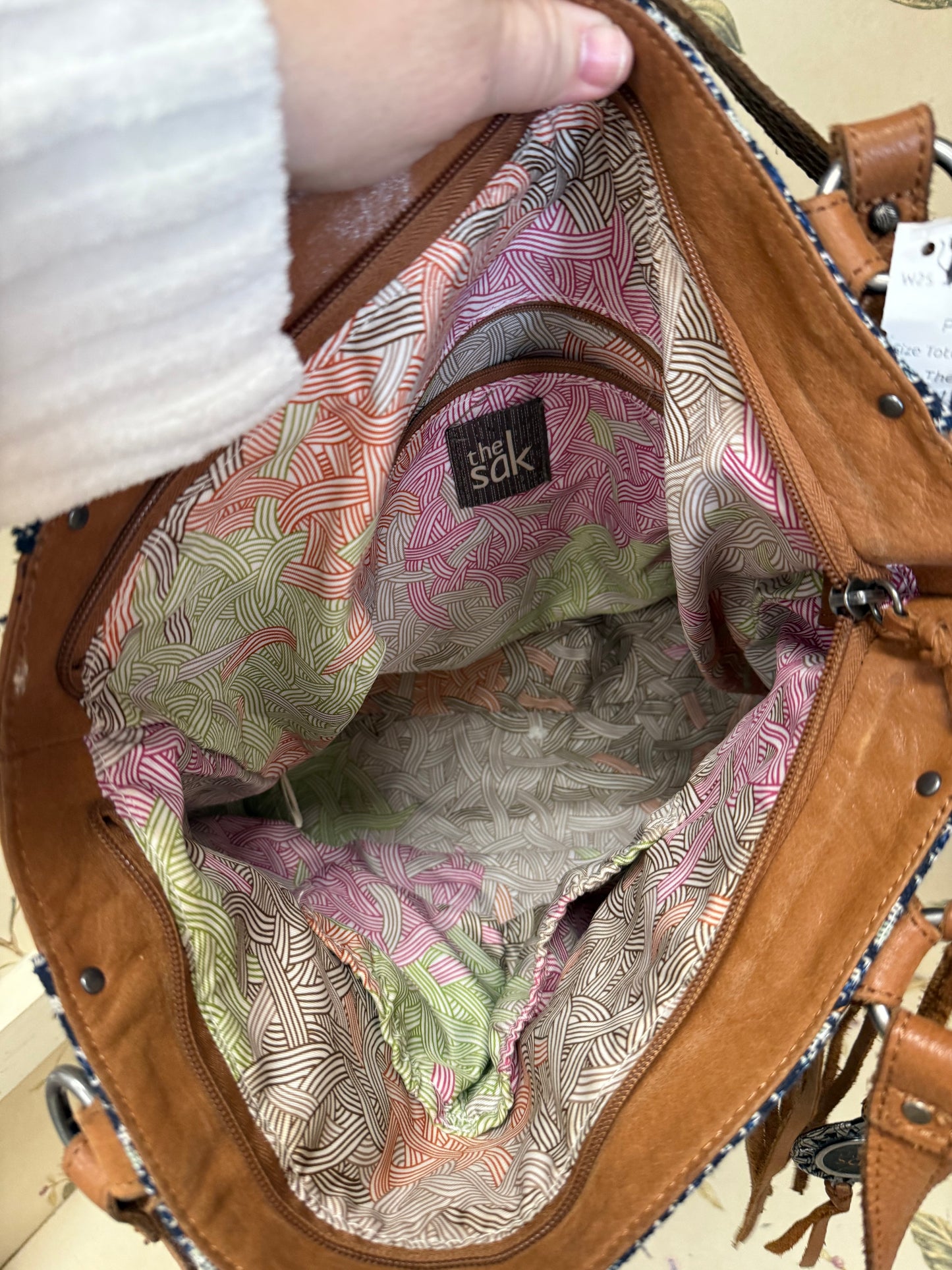 The Sak Blue/Brown Purses, Tote