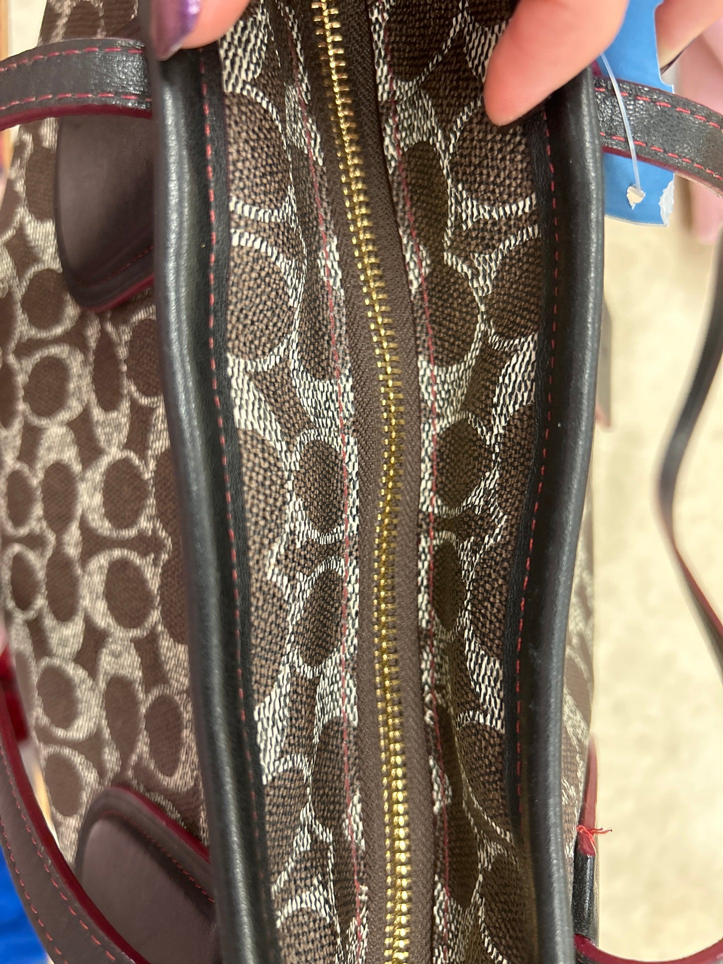 Coach Black/Gray Purses, Tote