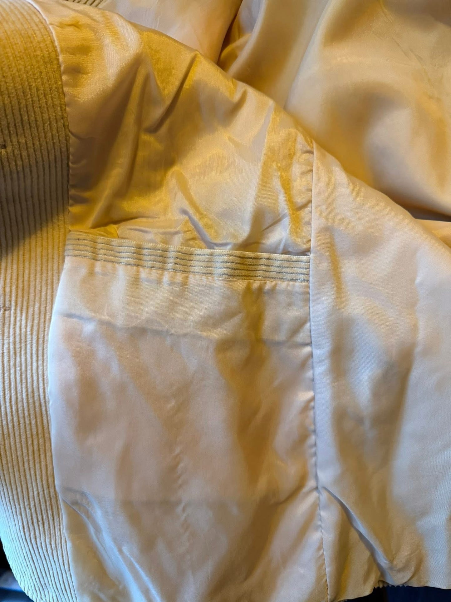 castle square tan Vintage blazer, medium