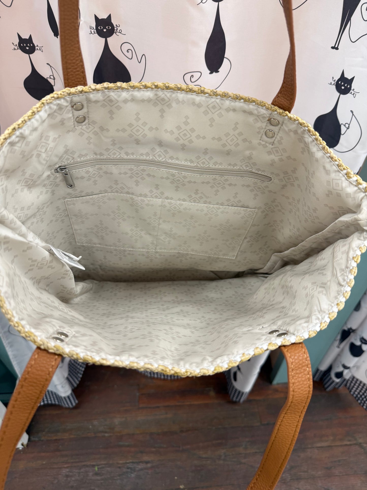 Thirty One White/Tan Purses, Tote