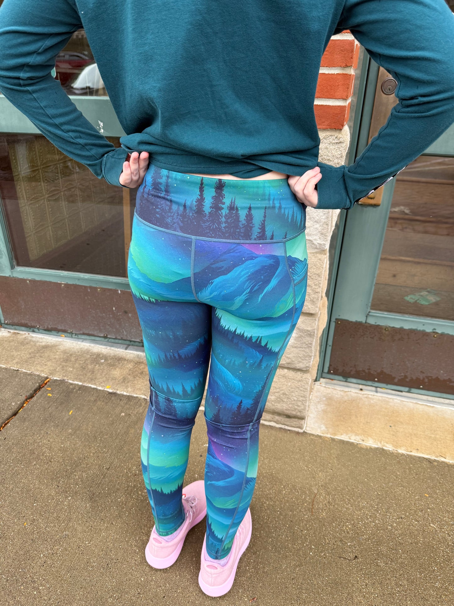 Constantly Varied Gear Green leggings, M