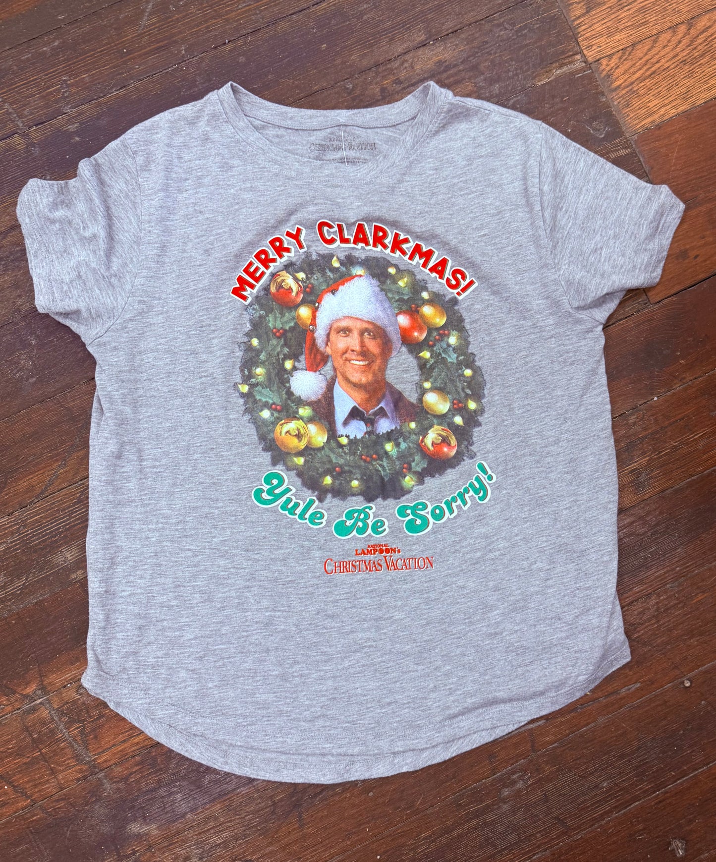 National Lampoons gray Tops, Large