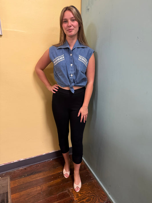 Denim 50s Tops