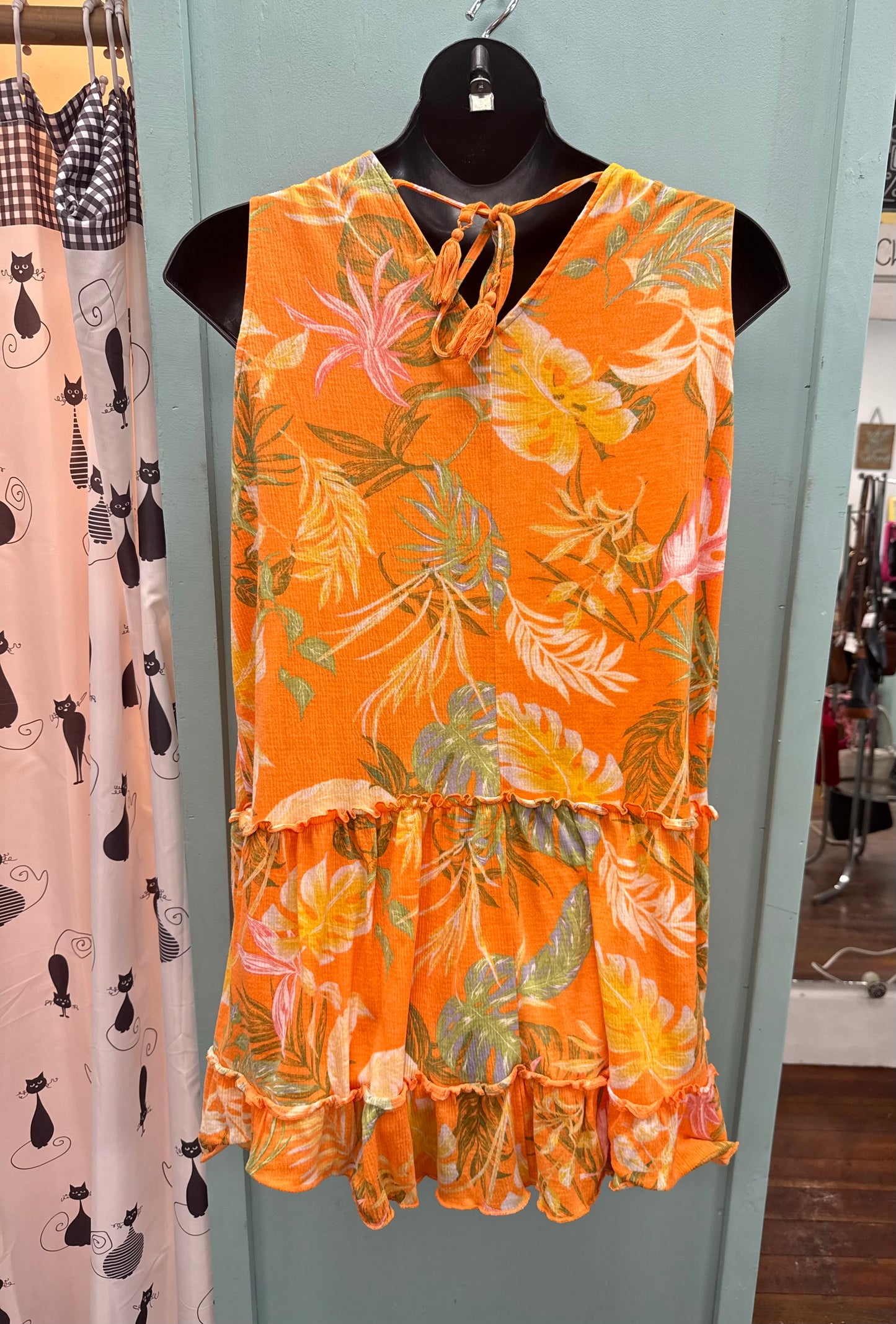All in Love Orange Dresses, L