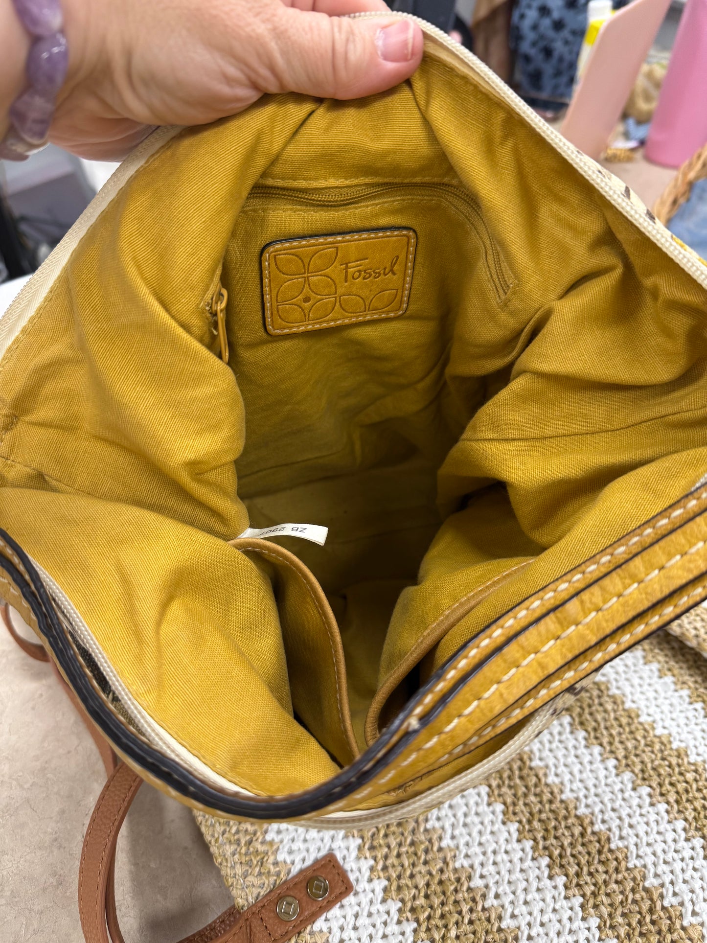 Fossil Yellow Purses, Handbag