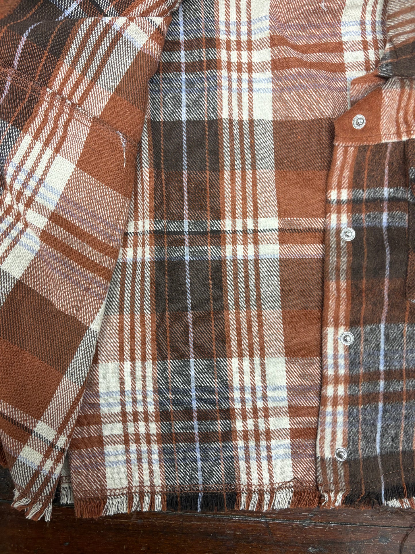 HYFVE Brown Plaid Shacket, S