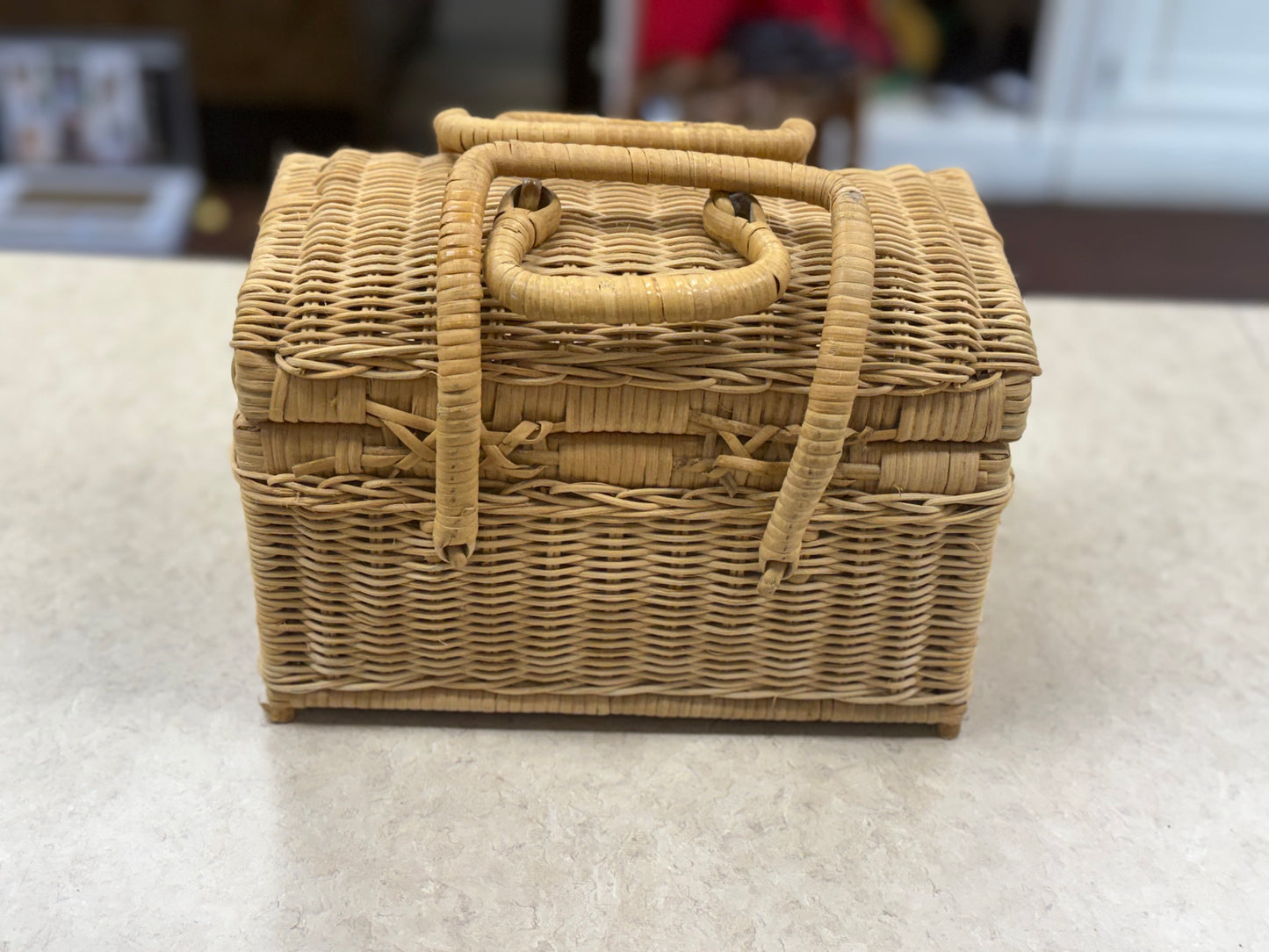 Basket Wicker Vintage Purses, Handbag