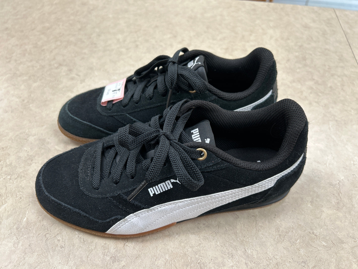 Puma Black/White Shoes, 7