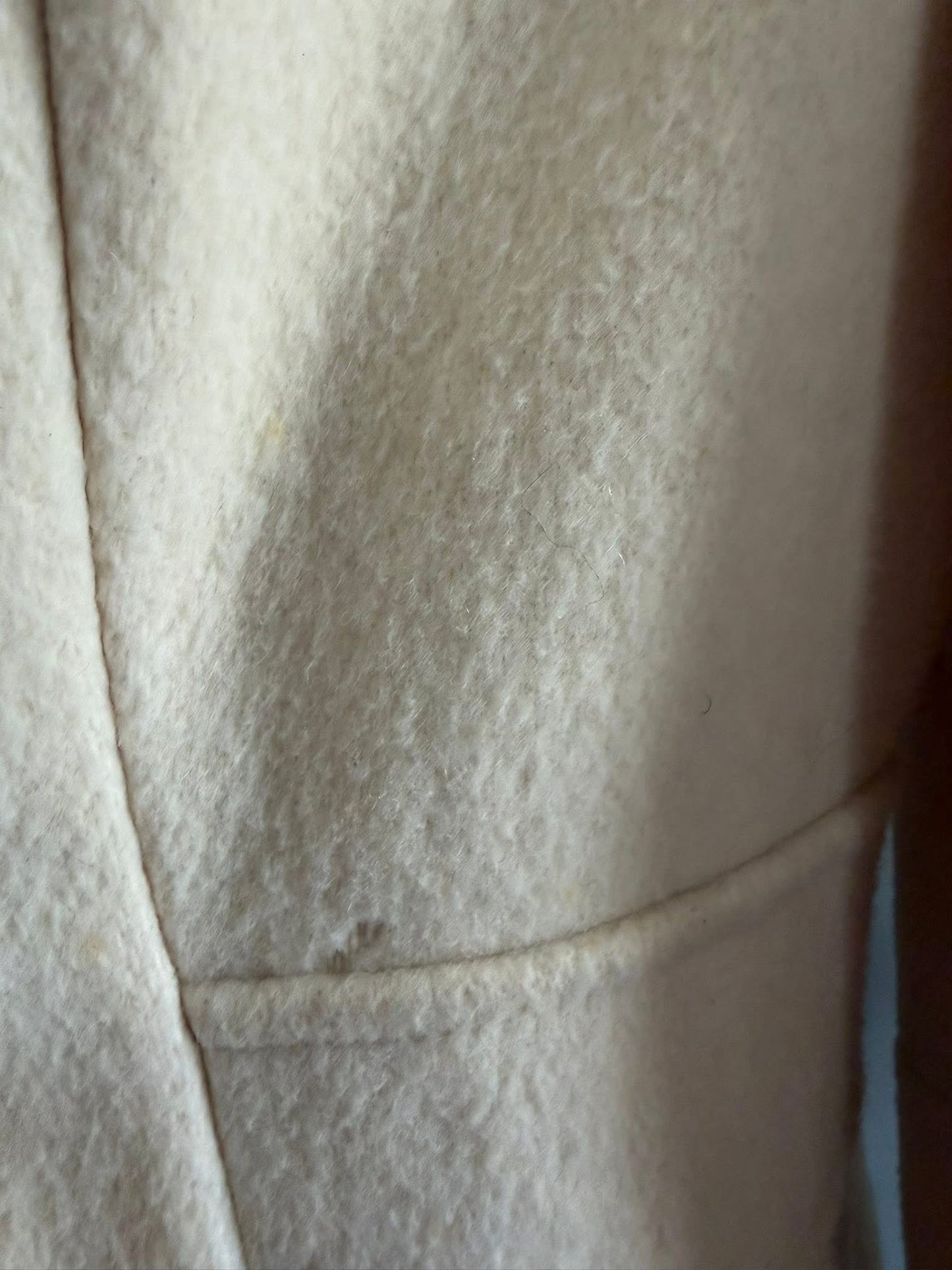 ruby martin cream Vintage coat, xs/small