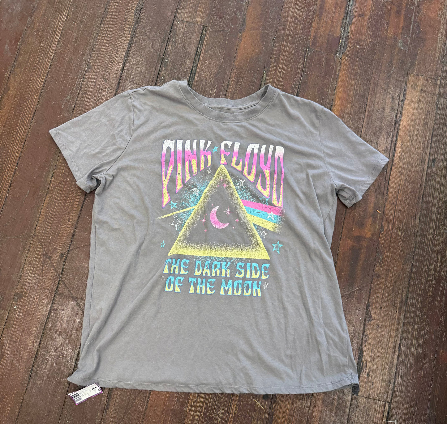 pink floyd gray Tops, l