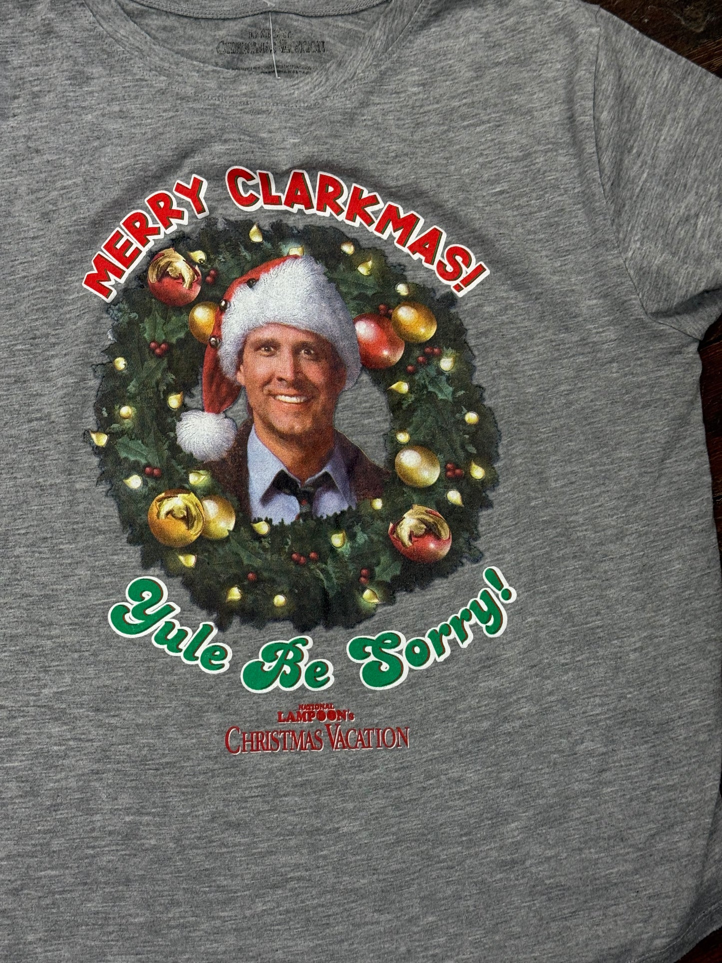 National Lampoons gray Tops, Large
