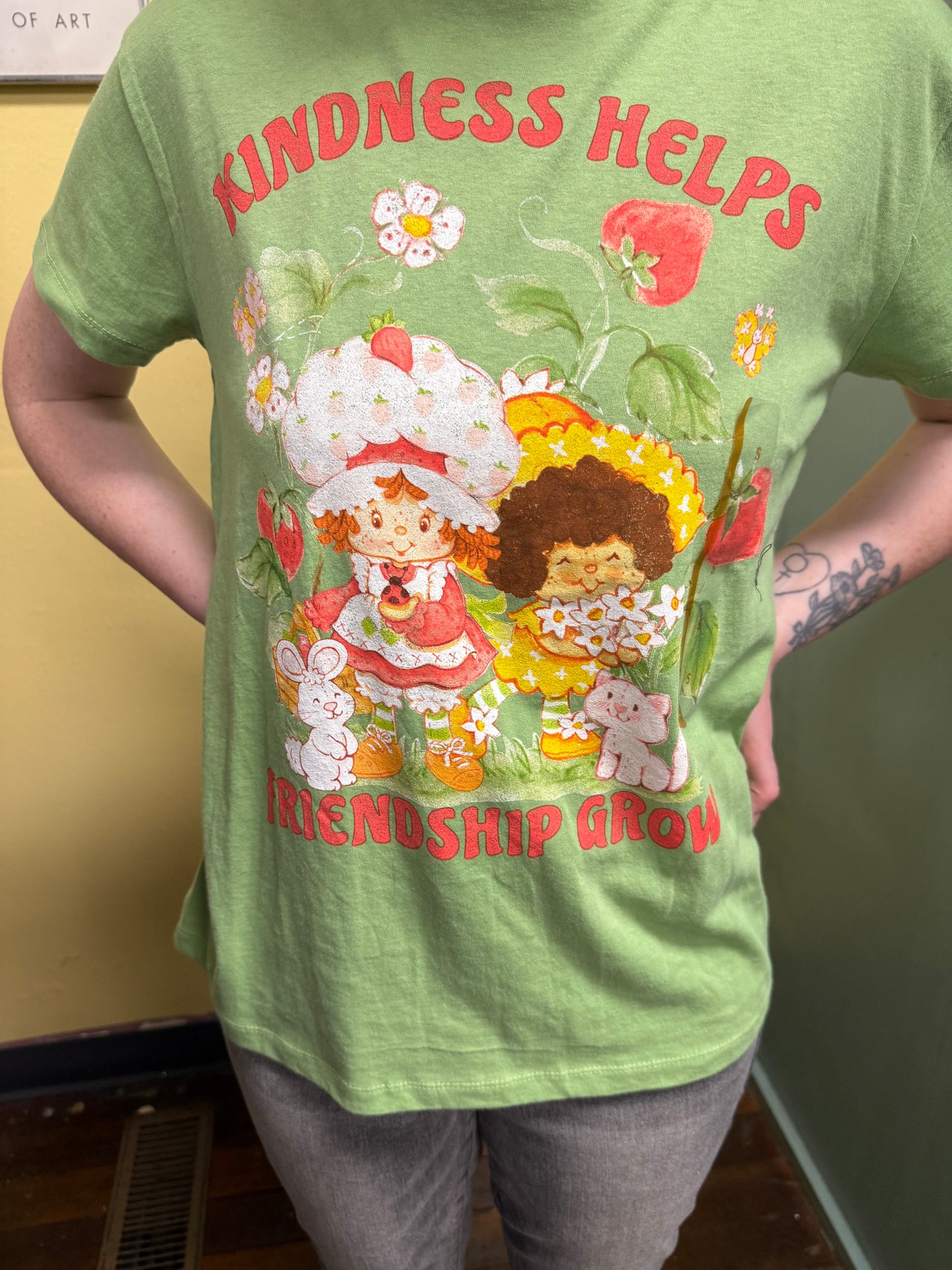 strawberry shortcake green Tops, small