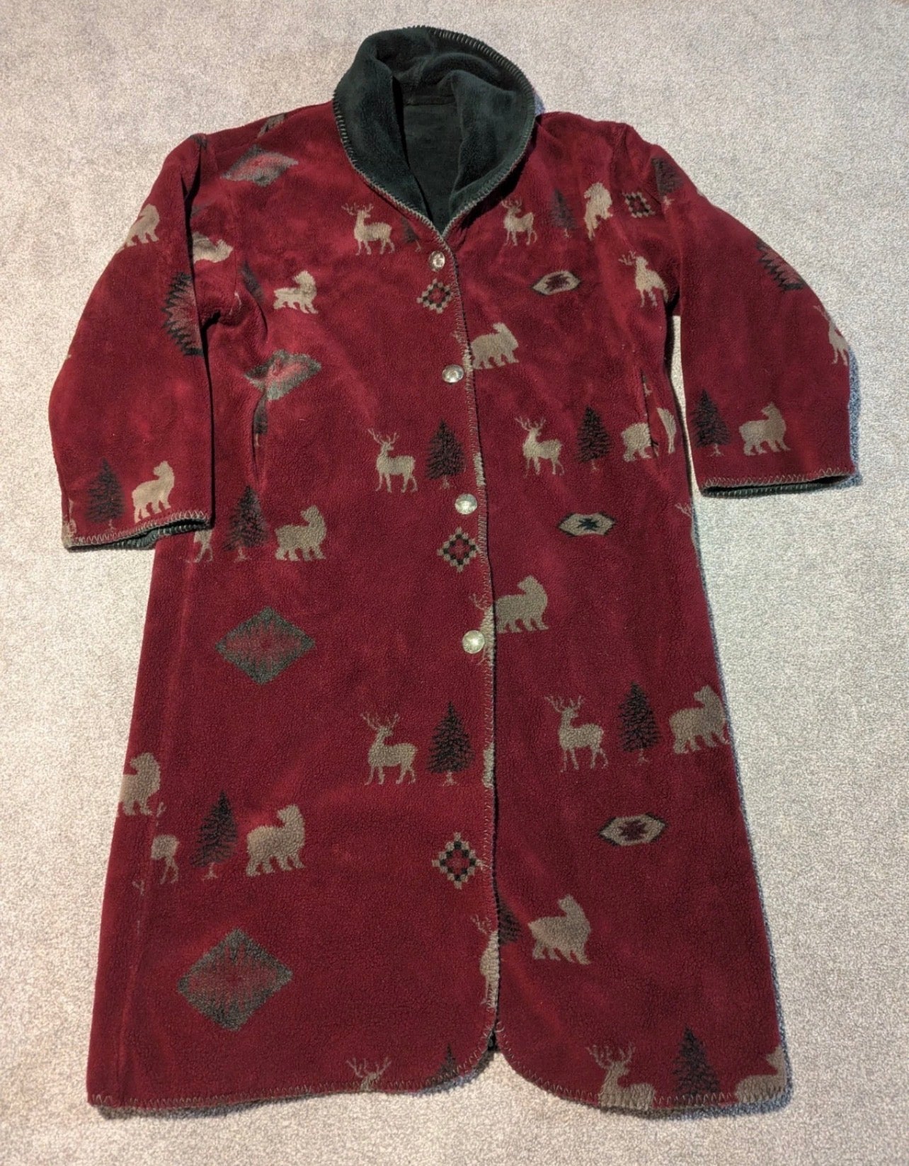 Denali maroon Vintage coat, xl