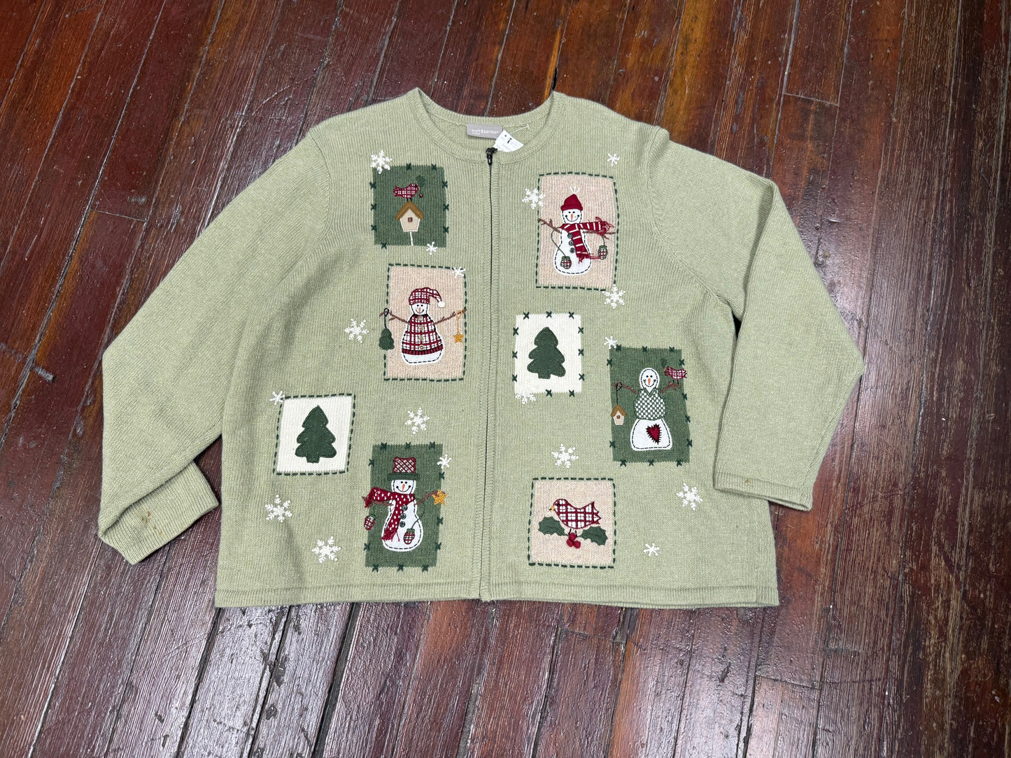 Croft & Barrow Green Sweaters, 3X