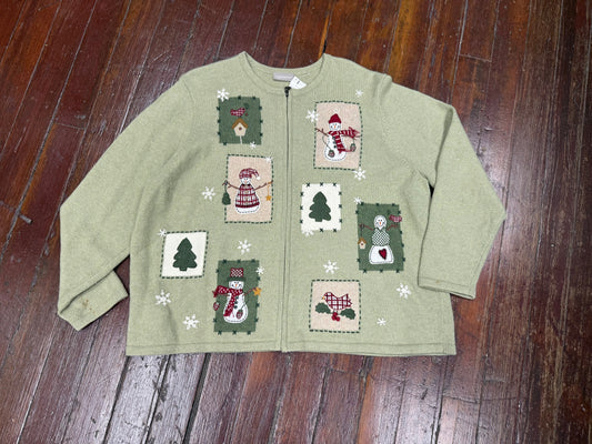 Croft & Barrow Green Sweaters, 3X