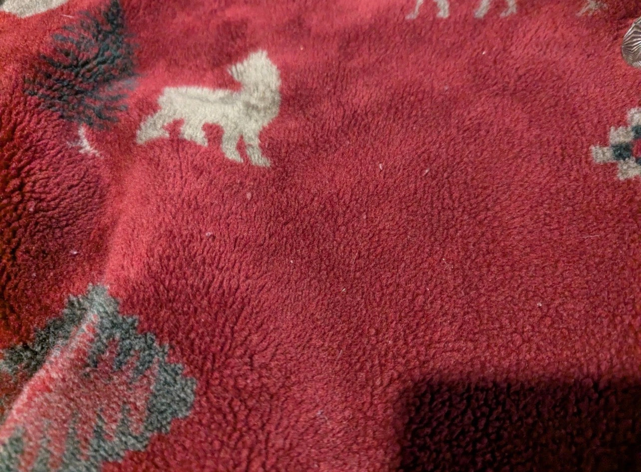 Denali maroon Vintage coat, xl