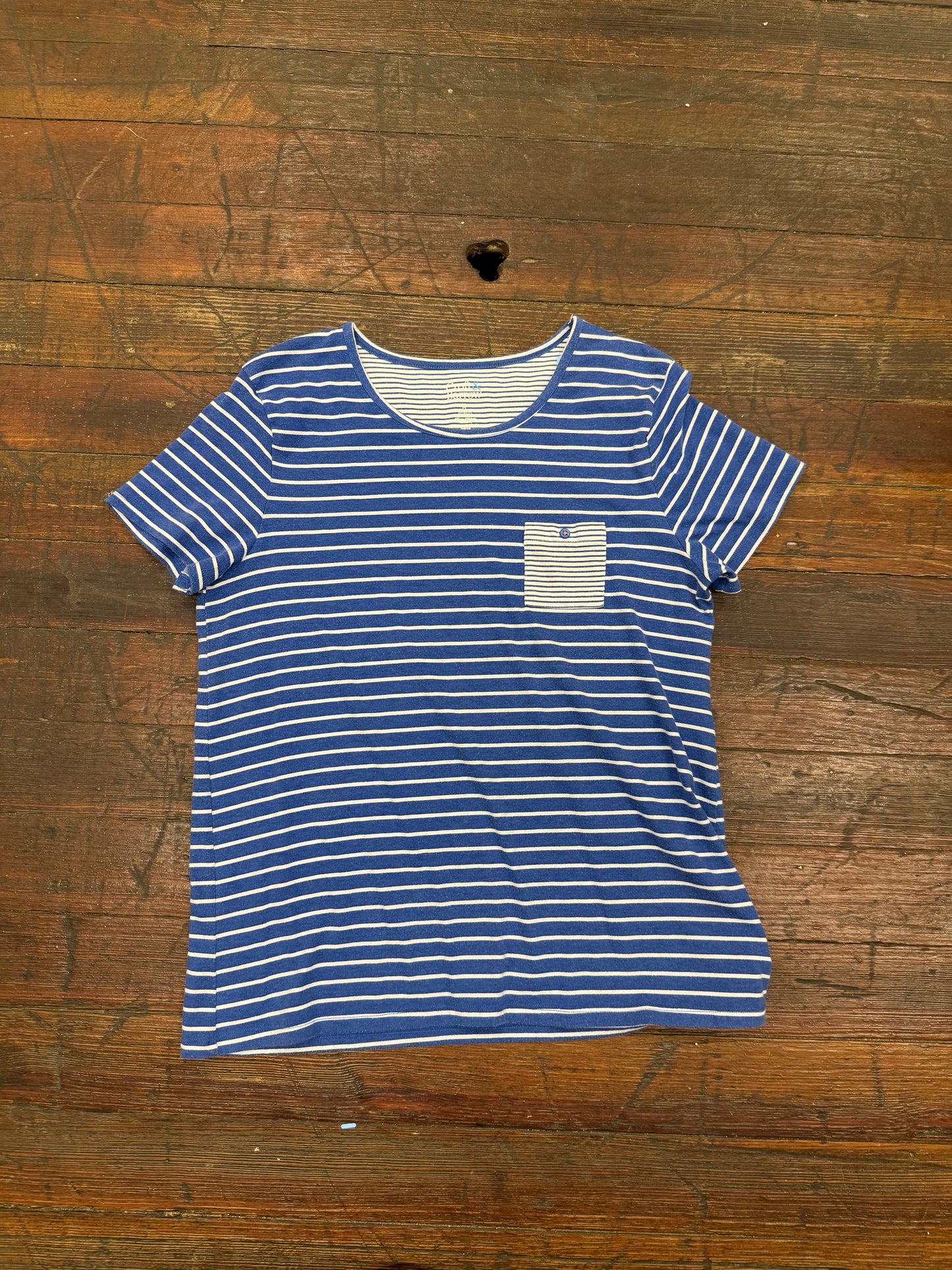 croft and barrow blue/white Tops, m