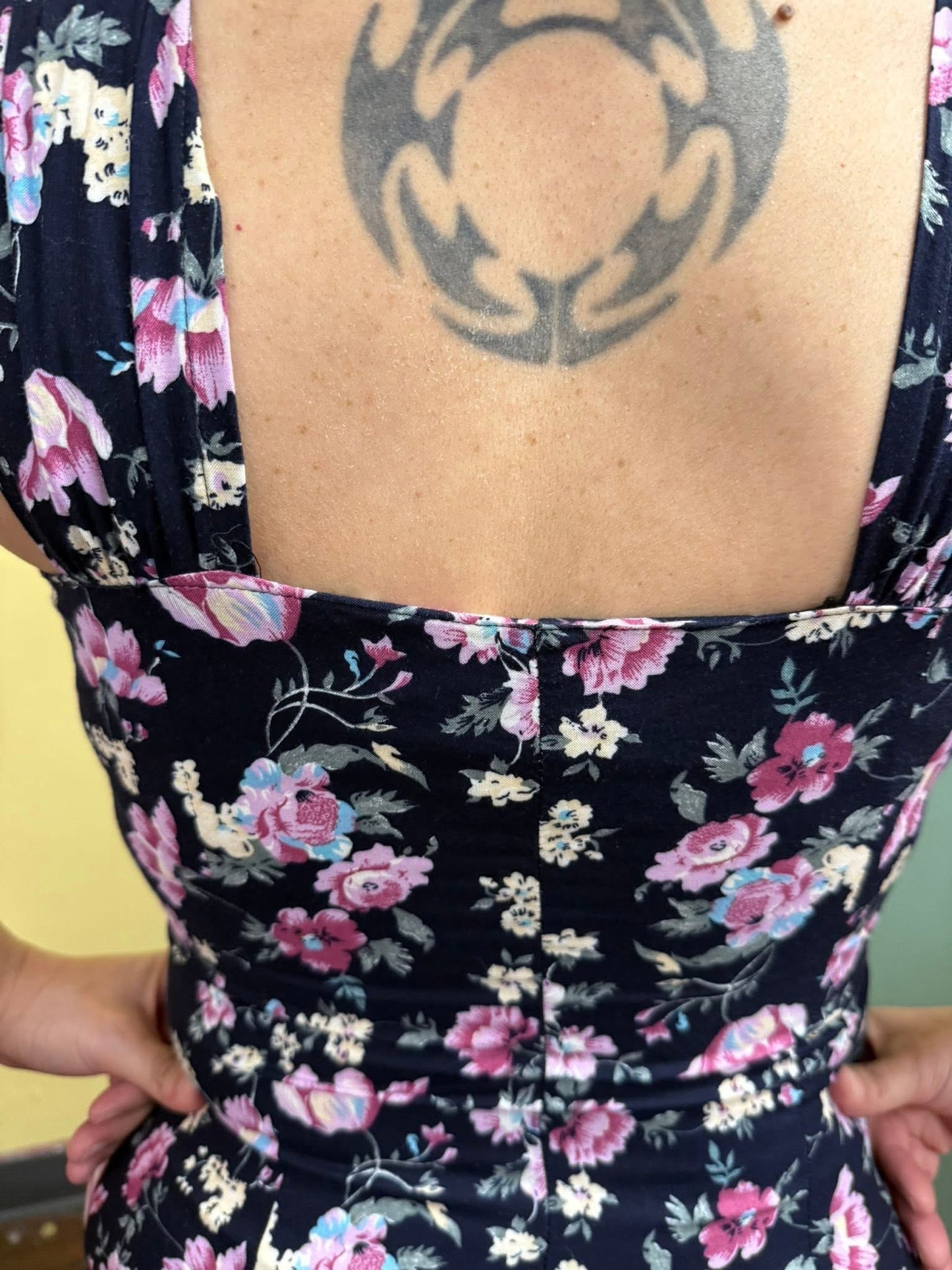 Hava floral print Vintage romper, m