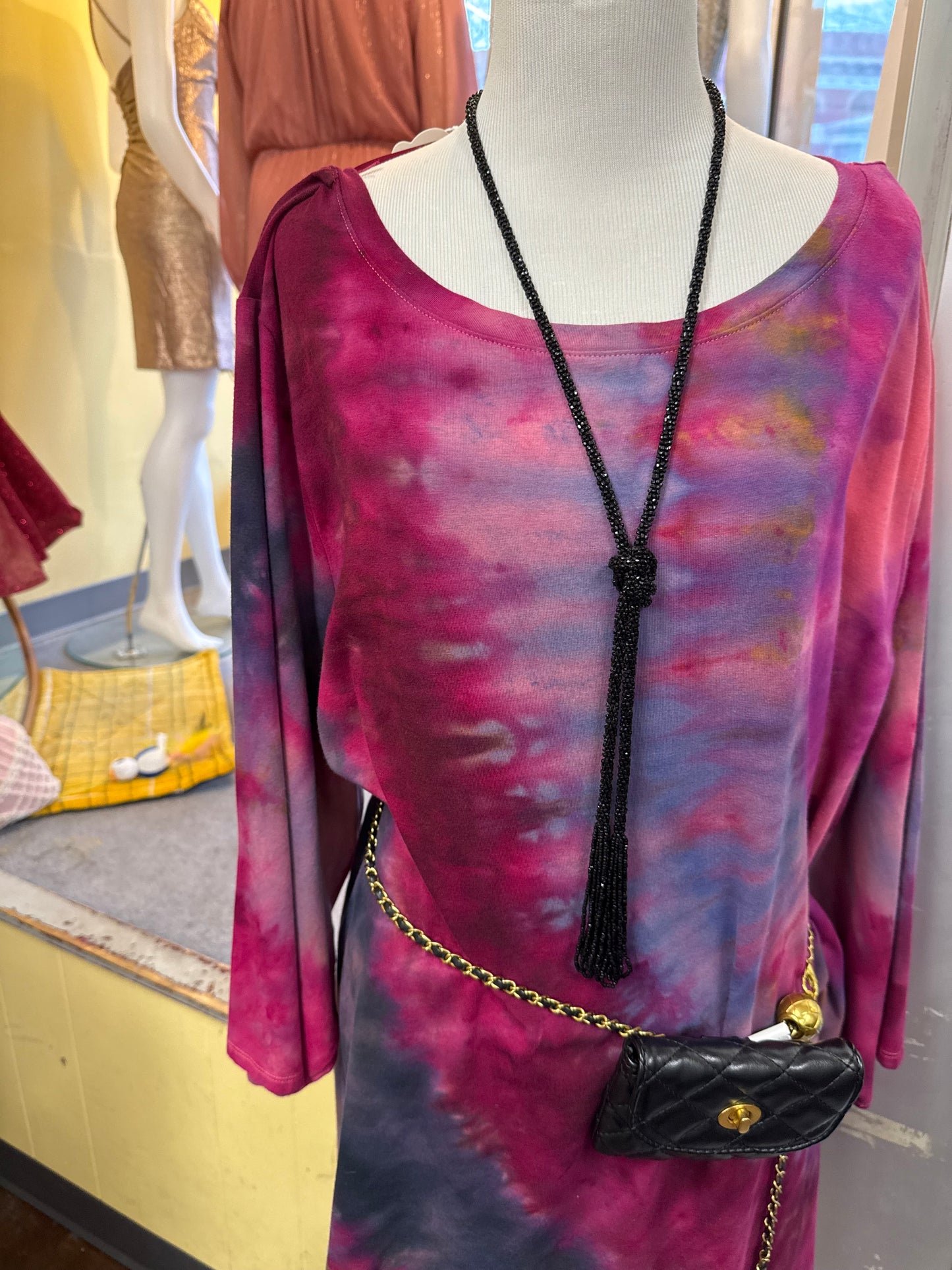 Indigo Whimsey multi Tops, 5xl