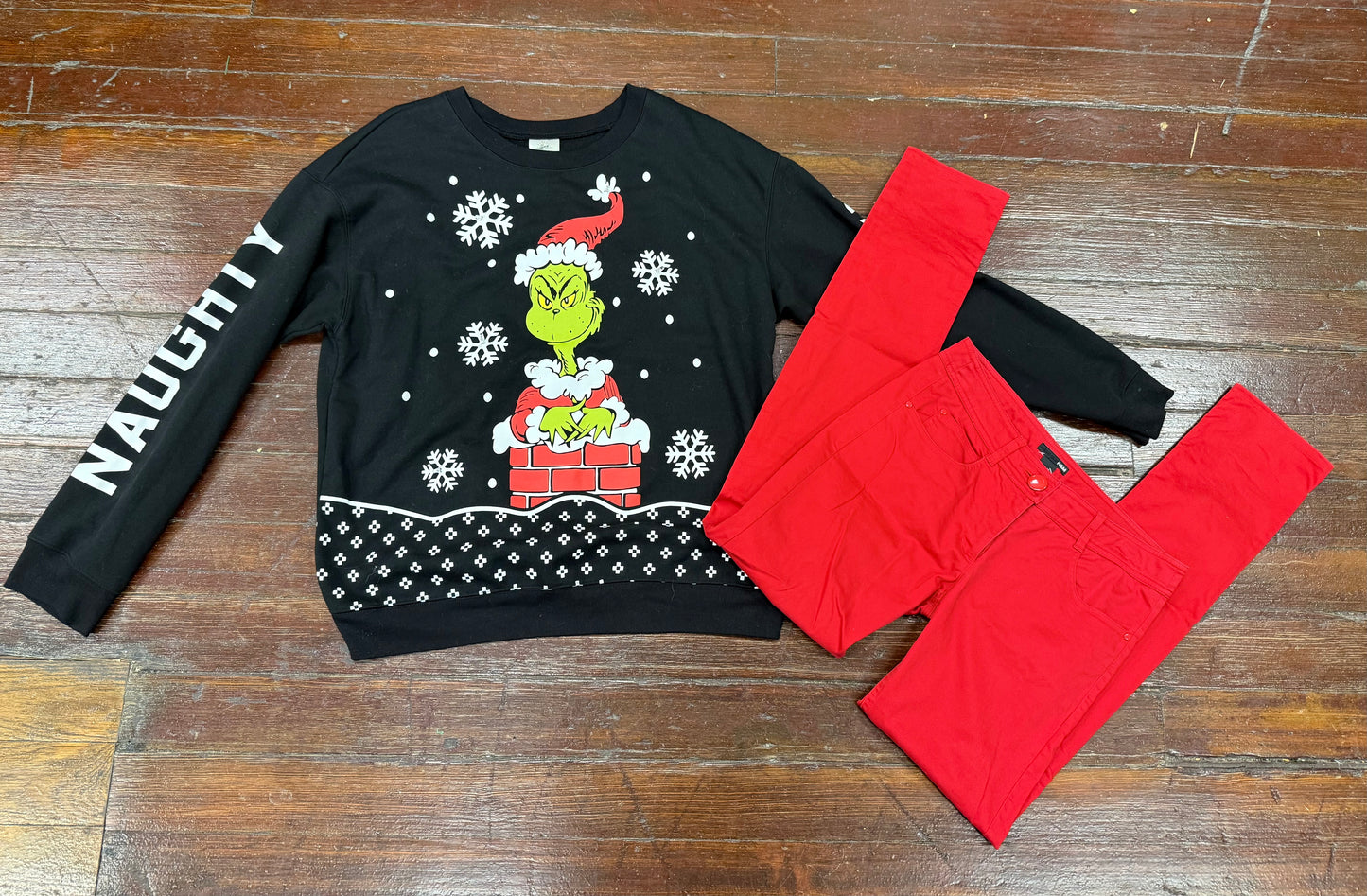 grinch black Tops, xl