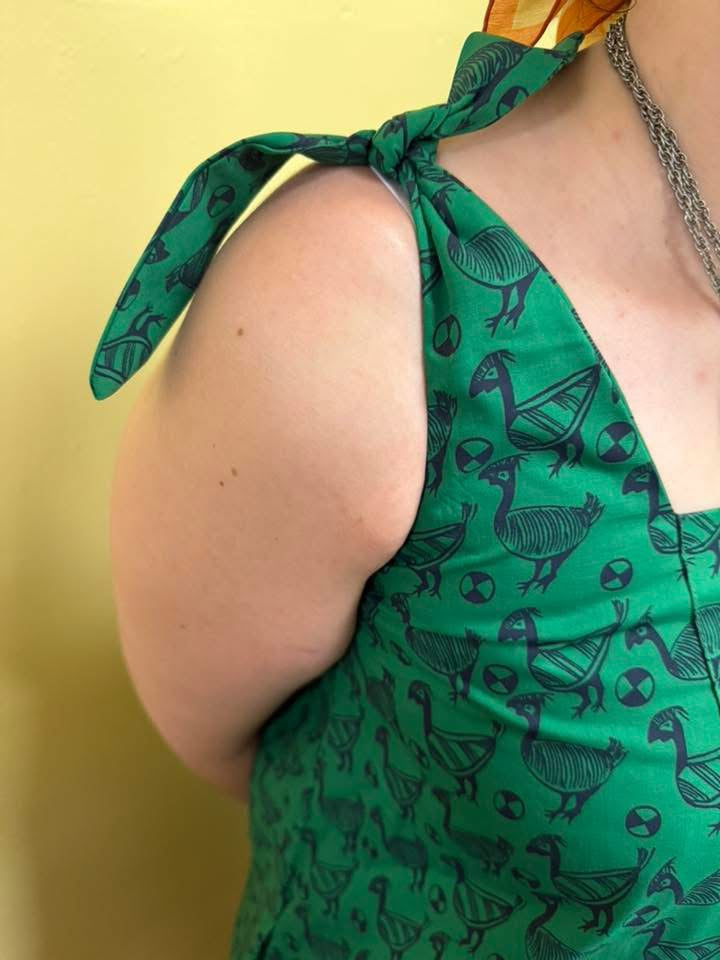 aladire green with navy Vintage, small/medium