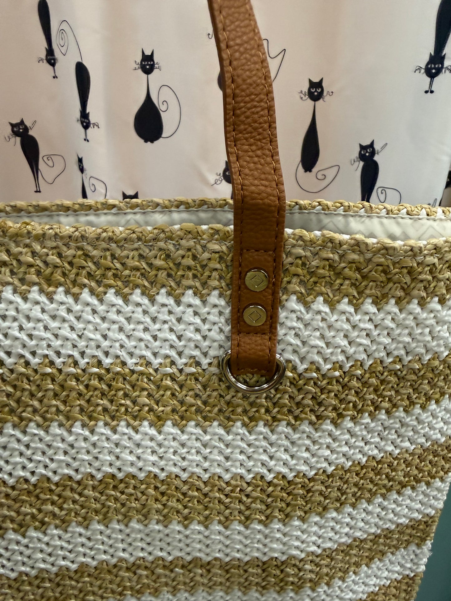 Thirty One White/Tan Purses, Tote