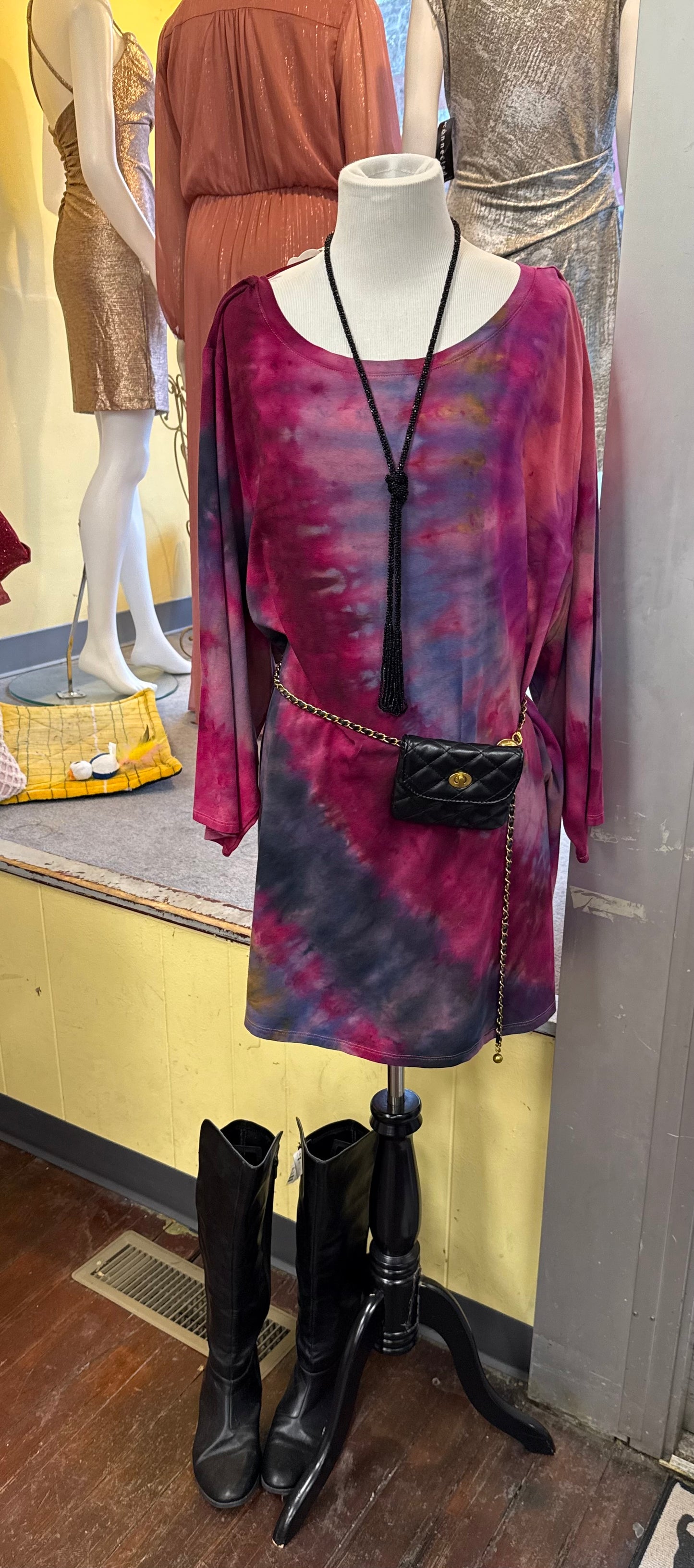 Indigo Whimsey multi Tops, 5xl