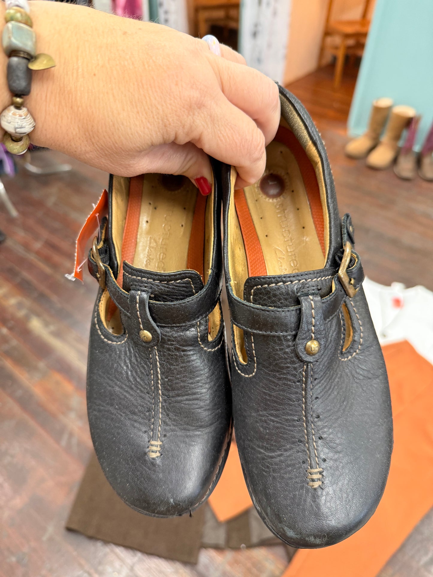 Clarks Black Shoes, 7