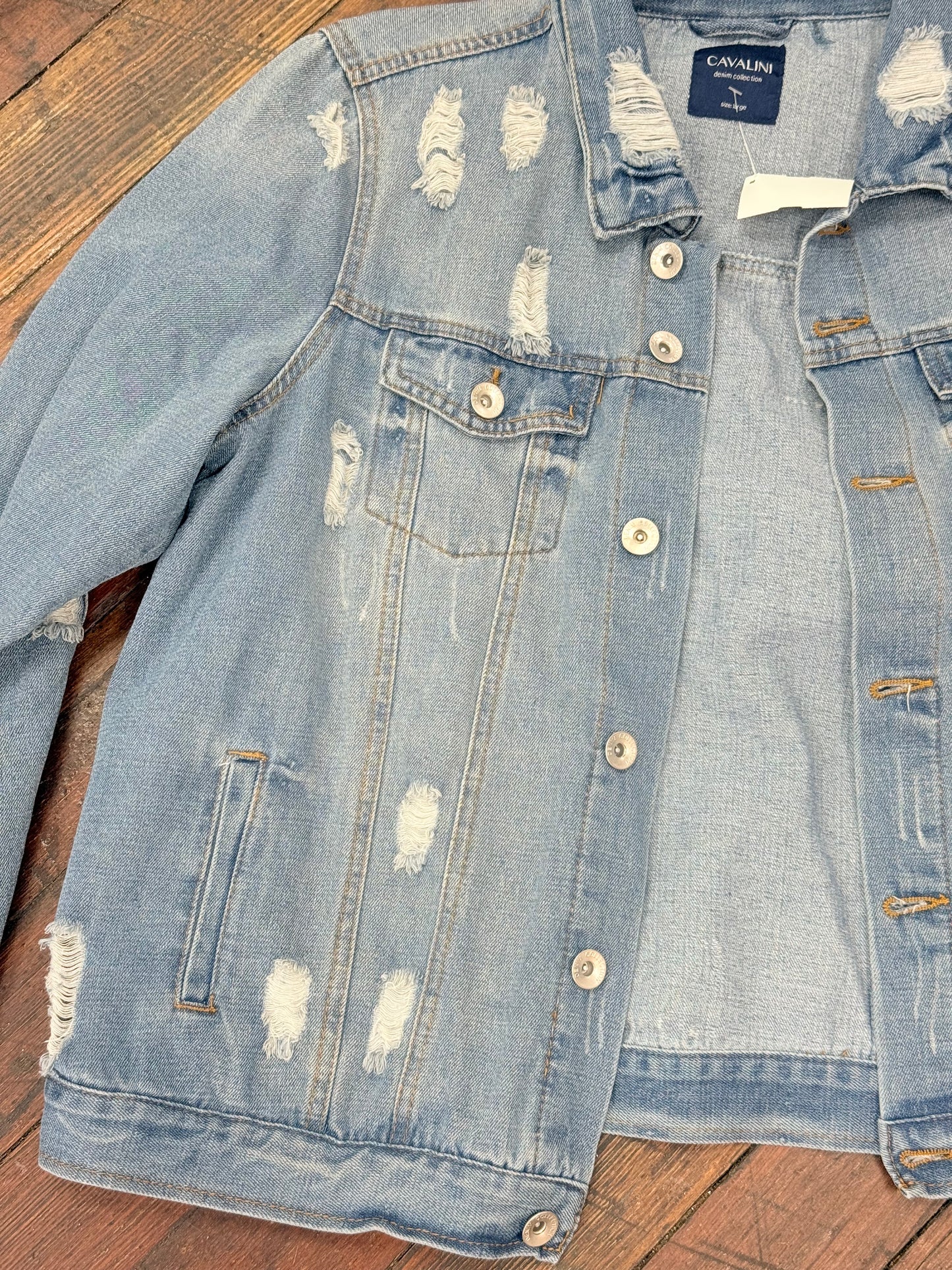 Cavalini Denim Jean Jackets, L