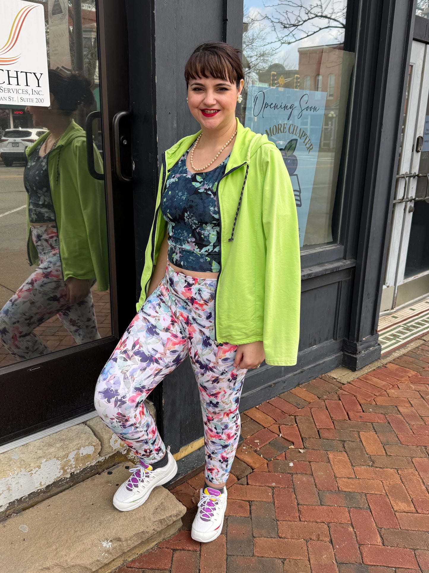 RBX floral Activewear, large