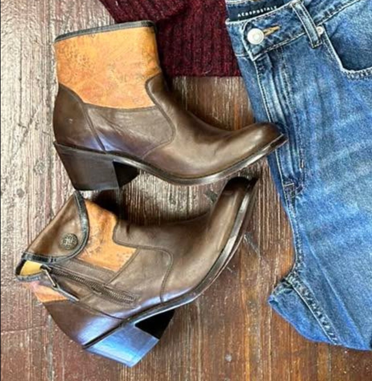J.B. Dillon Brown Boots, 9.5