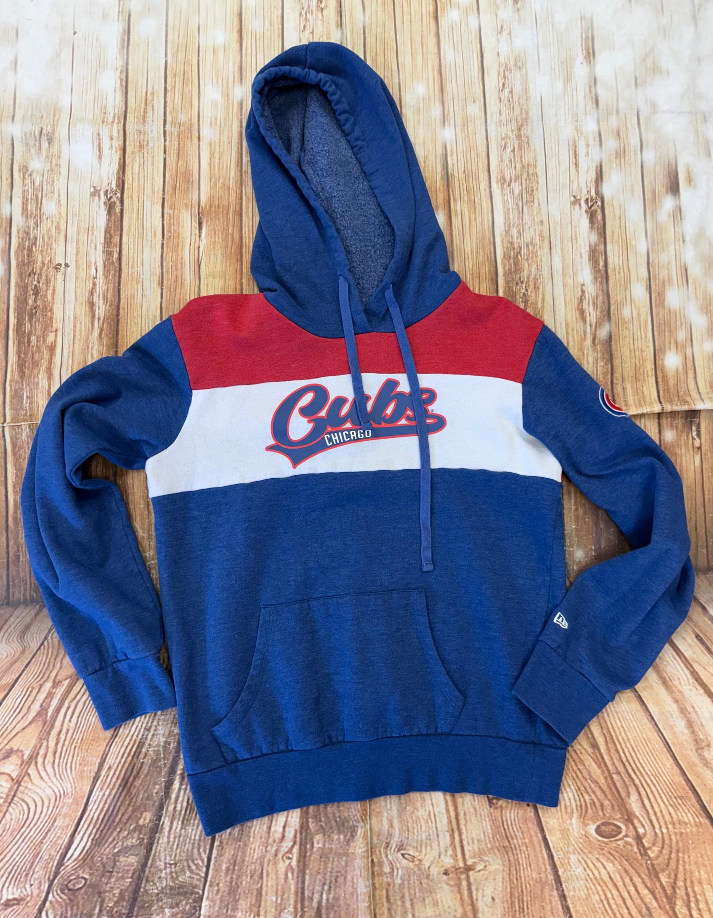 New Era Blue/Red Hoodies, M