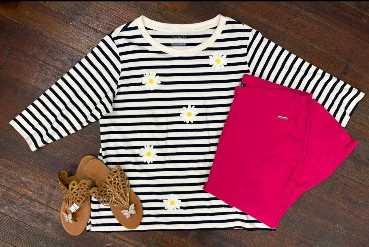 Talbots Navy/White Tops, 1x