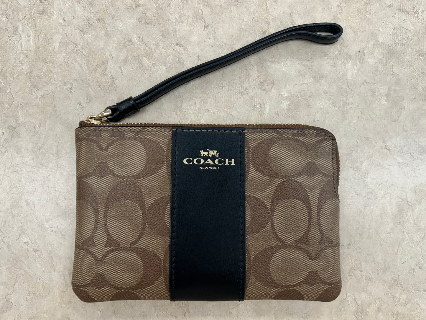 Coach Brown/Black Purses, Wristlet