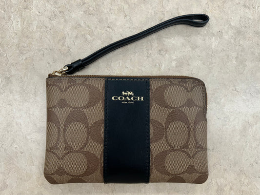 Coach Brown/Black Purses, Wristlet