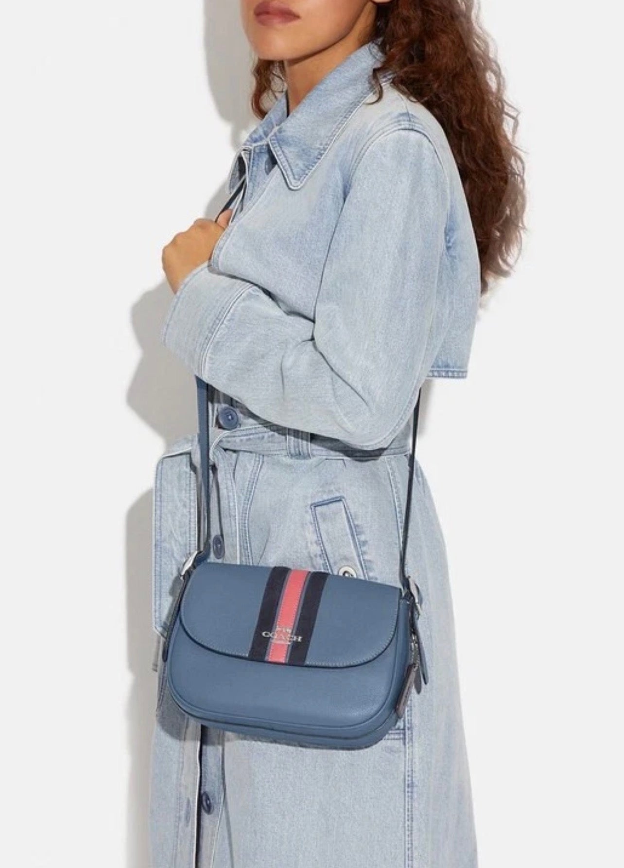 Coach Blue/Pink Purses, Crossbody