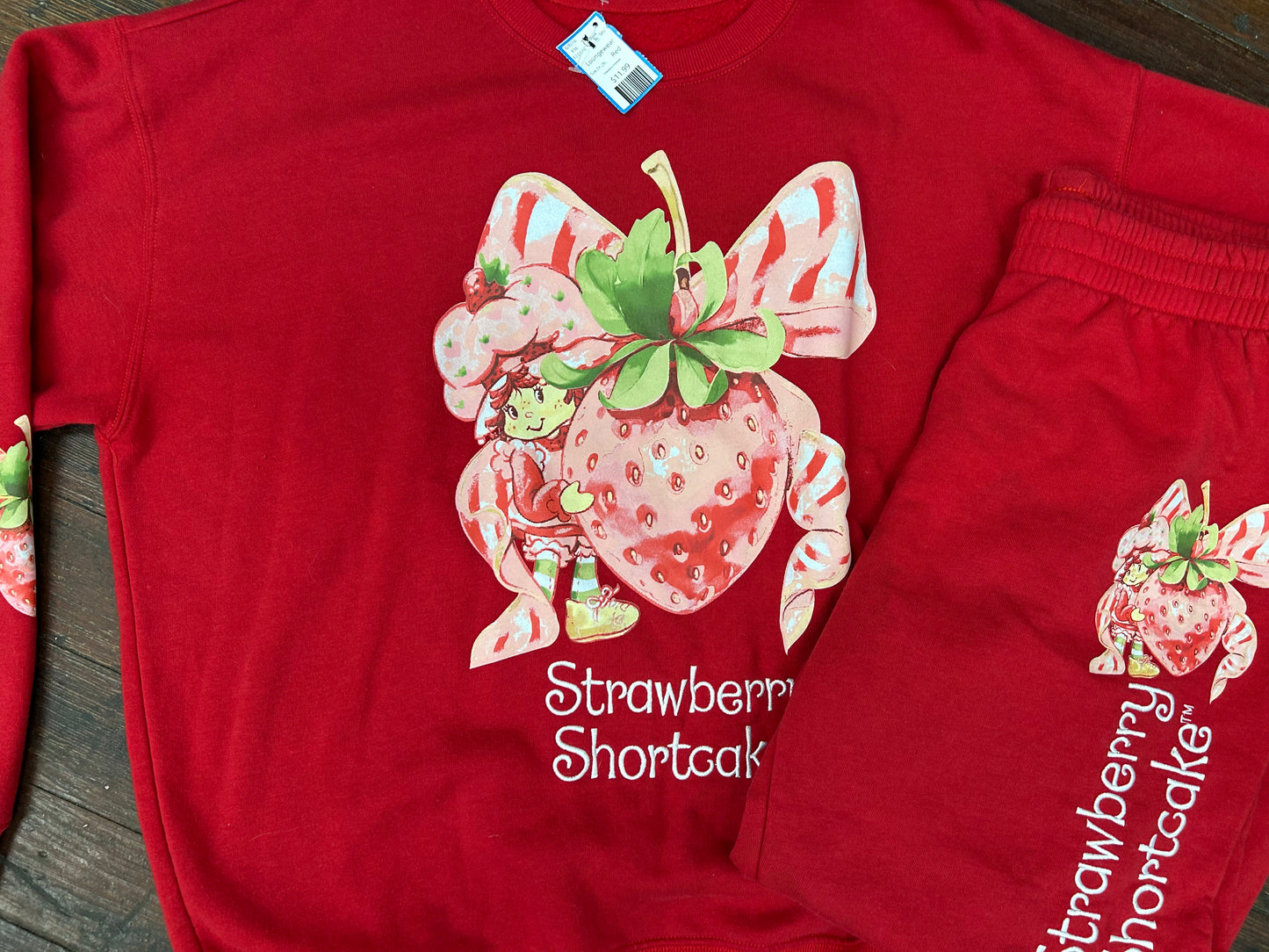 Strawberry Shortcake Red Loungewear, 2XL/XL
